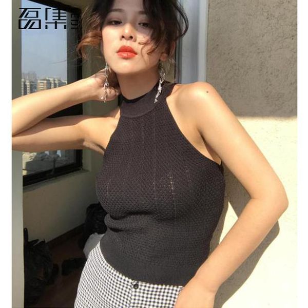 women's vests summer knitted sleeveless female vest for women plus size hollow o neck clothes fashion casual, Black;white
women's vests summer knitted sleeveless female vest for women plus size hollow o neck clothes fashion casual, Black;white