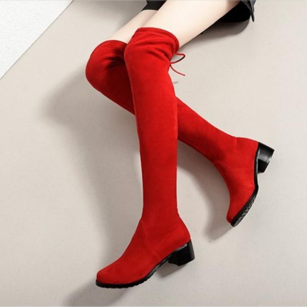 boots fanyuan 9 colors stretch warm winter slip on shoes women casual flat over the knee botas footwear size 34-43, Black
boots fanyuan 9 colors stretch warm winter slip on shoes women casual flat over the knee botas footwear size 34-43, Black