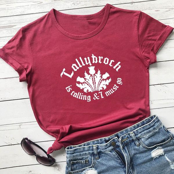women's t-shirt lallybroch is calling and i must go printed arrival funny casual 100%cotton outlander inspired shirts r404, White
women's t-shirt lallybroch is calling and i must go printed arrival funny casual 100%cotton outlander inspired shirts r404, White