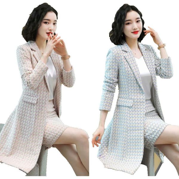 two piece dress french winter tweed long suit set autumn and women's work clothes office jacket + short skirt two-piece, White
two piece dress french winter tweed long suit set autumn and women's work clothes office jacket + short skirt two-piece, White