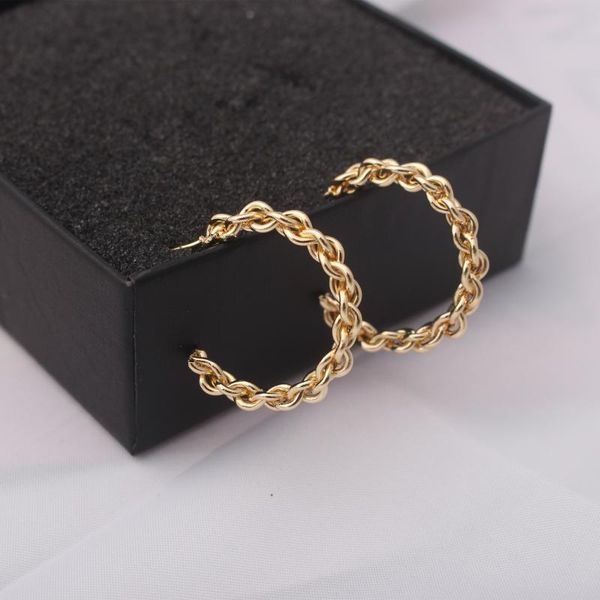 hoop & huggie wholesale pendientes c model round weave earrings for women wedding jewelry brincos earings gift party korean, Golden;silver
hoop & huggie wholesale pendientes c model round weave earrings for women wedding jewelry brincos earings gift party korean, Golden;silver
