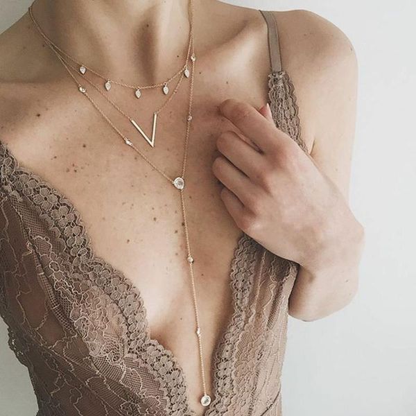 chokers 3pcs/set women necklaces set simple leaf tassel v shaped crystal gold long necklace charm wedding party female jewelry, Golden;silver
chokers 3pcs/set women necklaces set simple leaf tassel v shaped crystal gold long necklace charm wedding party female jewelry, Golden;silver