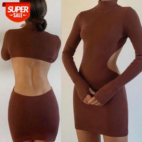 backless slim women dress autumn solid turtleneck package hip mini dress femme long sleeve knitted tight club party dresses #u22x, White;black
backless slim women dress autumn solid turtleneck package hip mini dress femme long sleeve knitted tight club party dresses #u22x, White;black