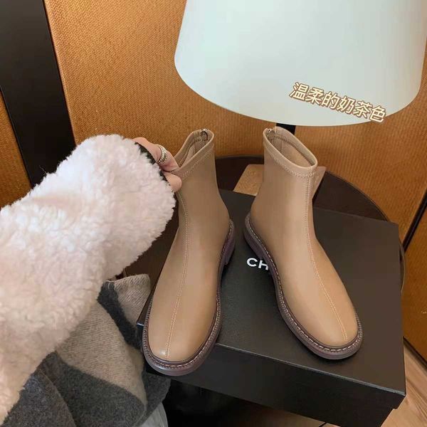 kelaiya thick heel short women's 2021 spring and autumn new fashion cotton boots white thin martin boots, Black
kelaiya thick heel short women's 2021 spring and autumn new fashion cotton boots white thin martin boots, Black