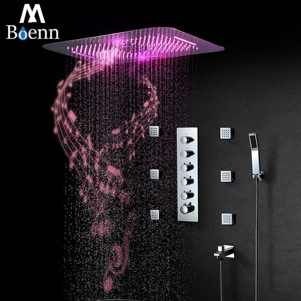bathroom shower sets m boenn led system rain panel waterfall showerheads faucet smart thermostatic valve chrome bath mixer tap
bathroom shower sets m boenn led system rain panel waterfall showerheads faucet smart thermostatic valve chrome bath mixer tap
