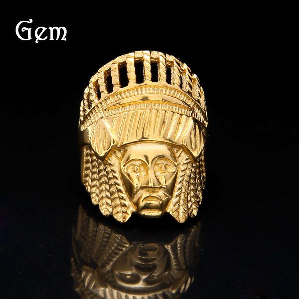 indian chief ring hip hop index finger ring men's and women's exaggerated alloy ring, Silver
indian chief ring hip hop index finger ring men's and women's exaggerated alloy ring, Silver