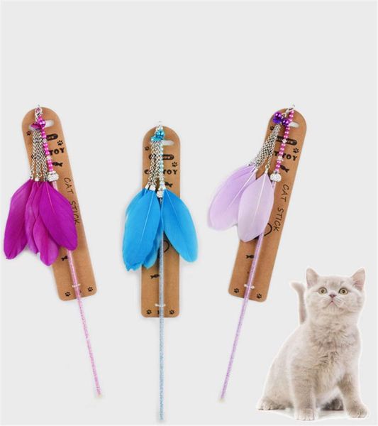 cat toys scratching long rod plastic stick interactive kitten play colorful feather teaser wand with bell supplies
cat toys scratching long rod plastic stick interactive kitten play colorful feather teaser wand with bell supplies