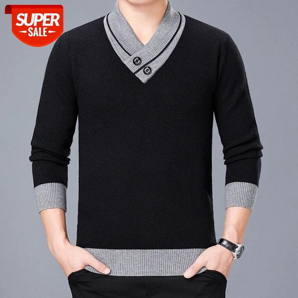 new mens pullover fashion brand jumpers knitred sweater mens pullover warm slim fit spring v neck casual men clothes #x59v, White;black
new mens pullover fashion brand jumpers knitred sweater mens pullover warm slim fit spring v neck casual men clothes #x59v, White;black