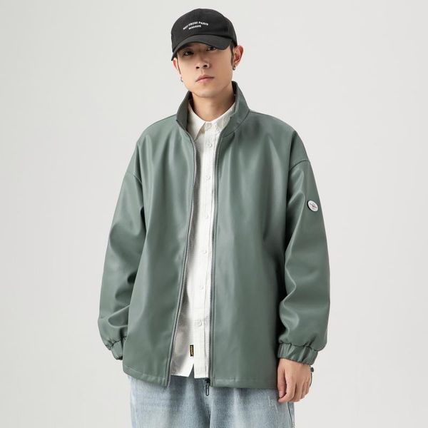 men's jackets 2021 leather jacket men clothing korea fashion streetwear harajuku coats y2k long sleeve plus size black clothes, Black;brown
men's jackets 2021 leather jacket men clothing korea fashion streetwear harajuku coats y2k long sleeve plus size black clothes, Black;brown