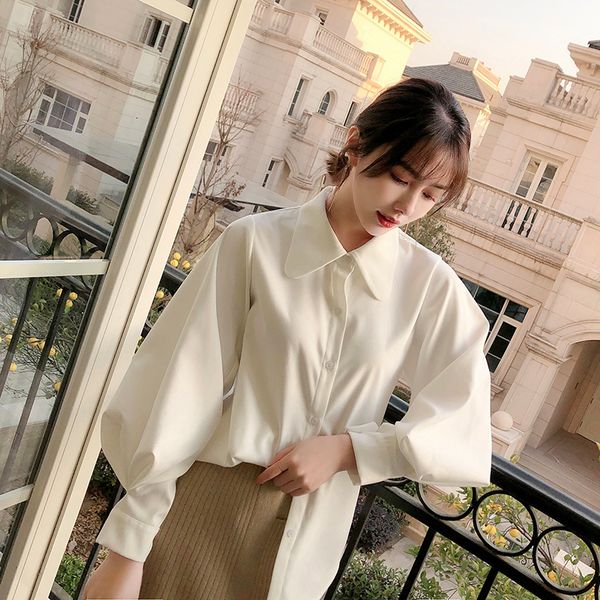 2021 new fashion shirt lantern long sleeve women shirts solid stand collar office blouse womens and blouses nqni, White;black
2021 new fashion shirt lantern long sleeve women shirts solid stand collar office blouse womens and blouses nqni, White;black