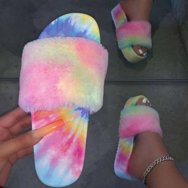 multicolor summer faux fur women's slippers plush slides beautiful open toe sandals platform casual furry slipper ladies shoes, Black
multicolor summer faux fur women's slippers plush slides beautiful open toe sandals platform casual furry slipper ladies shoes, Black