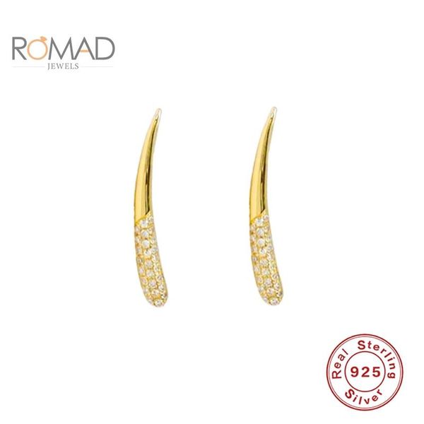stud romad 925 sterling silver diamond all-match earrings fashion korean mini for women gold pendientes mujer joyero, Golden;silver
stud romad 925 sterling silver diamond all-match earrings fashion korean mini for women gold pendientes mujer joyero, Golden;silver