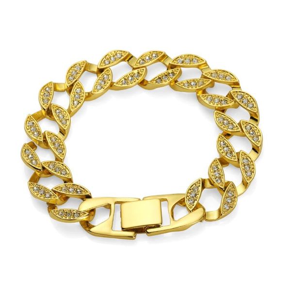 link, chain hip hop iced out bling men bracelet fashion 20.5cm long miami cuban & link bracelets male hiphop jewelry gifts, Black
link, chain hip hop iced out bling men bracelet fashion 20.5cm long miami cuban & link bracelets male hiphop jewelry gifts, Black