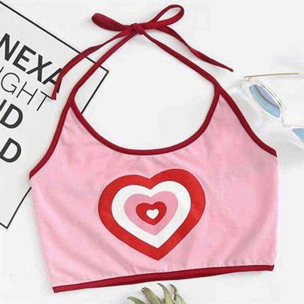 heart print crop for women halter fitness tight bustier strappy skinny t-shirt girl cropped vest tank, White
heart print crop for women halter fitness tight bustier strappy skinny t-shirt girl cropped vest tank, White