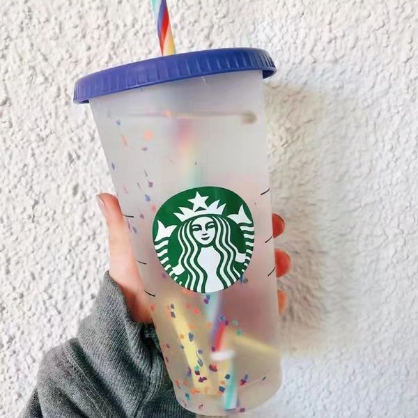 starbucks mug 24oz/710ml plastic tumbler reusable clear and black and color changing drinking flat bottom cup pillar shape lid straw 50 piec
starbucks mug 24oz/710ml plastic tumbler reusable clear and black and color changing drinking flat bottom cup pillar shape lid straw 50 piec