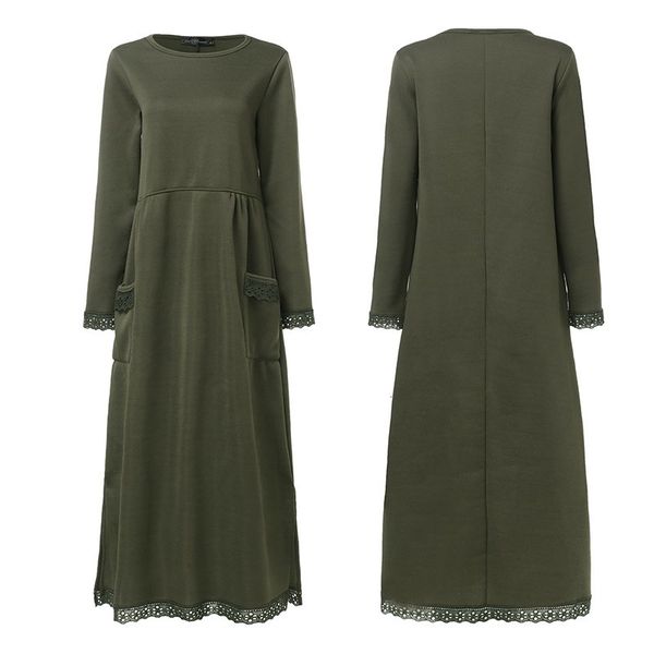 2021 new women's autumn lace long patchwork sweatshirts plus maxi solid color warm pullover es prb4, Black;gray
2021 new women's autumn lace long patchwork sweatshirts plus maxi solid color warm pullover es prb4, Black;gray