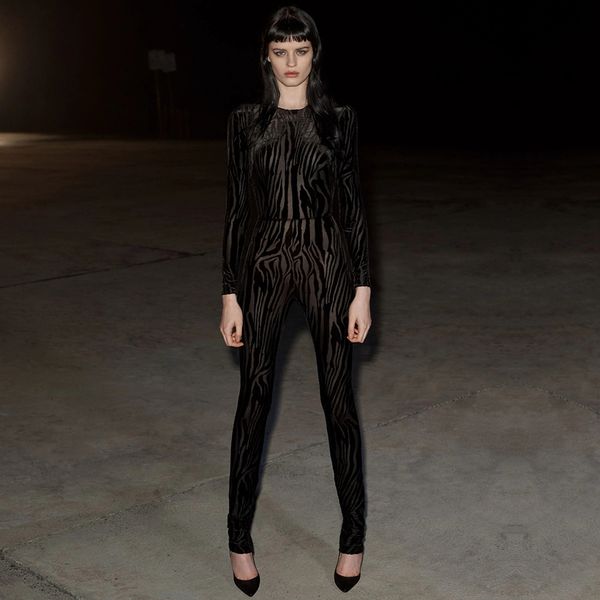 2021 new winter women black o neck long sleeve & full pants club celebrity party evening rompers jumpsuits psj5, Black;white
2021 new winter women black o neck long sleeve & full pants club celebrity party evening rompers jumpsuits psj5, Black;white