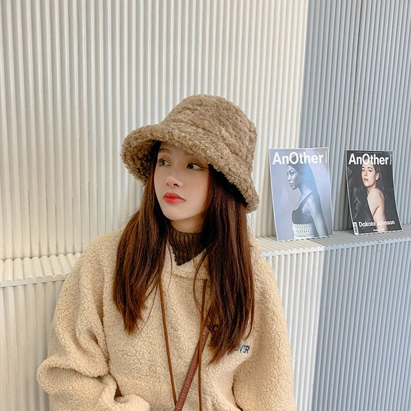 winter lamb wool fisherman children's plush large basin hat thickened warm autumn and winter version, Yellow
winter lamb wool fisherman children's plush large basin hat thickened warm autumn and winter version, Yellow