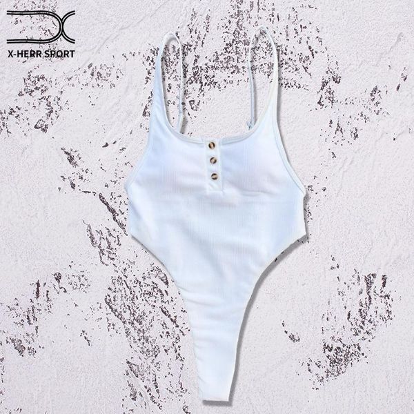 women's swimwear 2021 arrival solid high waist one piece button push up women summer beach bathing suit swimsuit, White;black
women's swimwear 2021 arrival solid high waist one piece button push up women summer beach bathing suit swimsuit, White;black