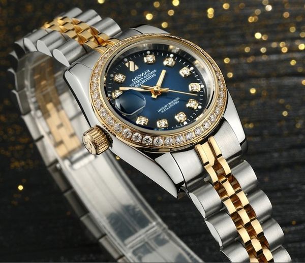 28mm sangdo blue dial automatic self-wind movement luxury women's mechanical watches 017s, Slivery;brown
28mm sangdo blue dial automatic self-wind movement luxury women's mechanical watches 017s, Slivery;brown