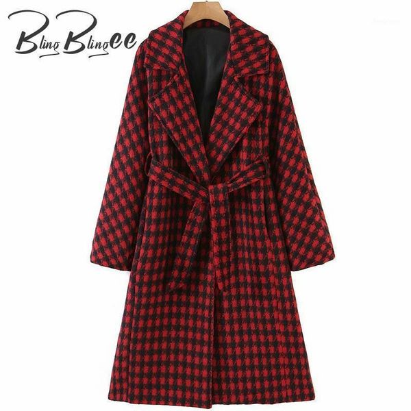 women's wool & blends blingblingee autumn winter warm thick blend raglan sleeve women red houndstooth coat mid length loose belted jack, Black
women's wool & blends blingblingee autumn winter warm thick blend raglan sleeve women red houndstooth coat mid length loose belted jack, Black