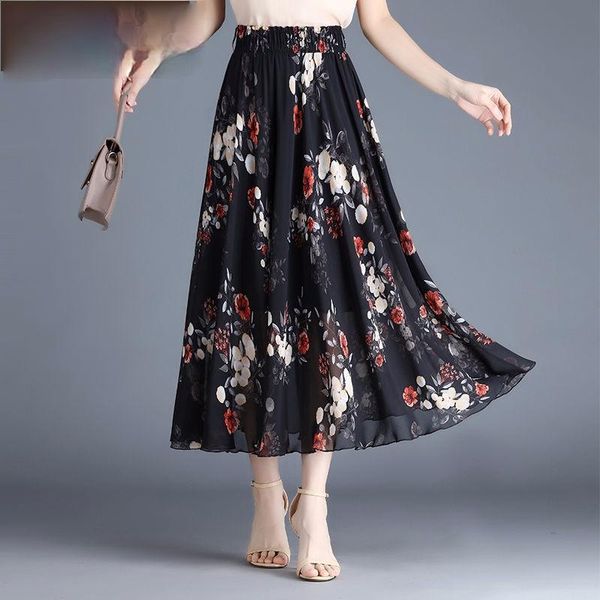 skirts 2021 woman vintage floral print chiffon pleated tulle a-line elegant stretch high waist casual mesh chic z294, Black
skirts 2021 woman vintage floral print chiffon pleated tulle a-line elegant stretch high waist casual mesh chic z294, Black