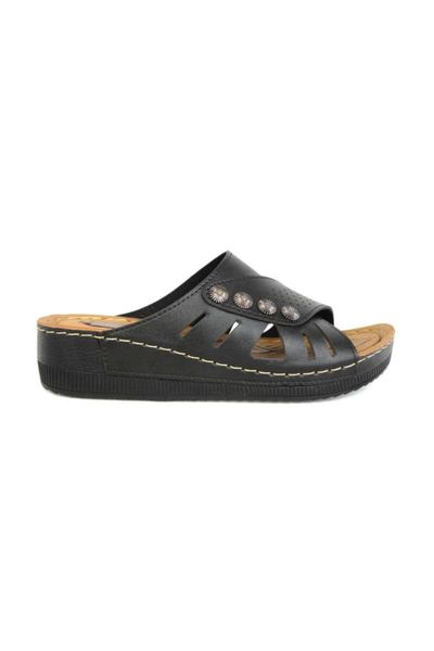 slippers 459-21 hyacinth black daily casual women 's
