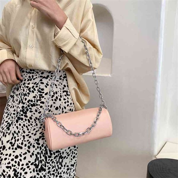 2021 new cylinder small women's pu leather korean chain underarm fashion foreign style shoulder bag
2021 new cylinder small women's pu leather korean chain underarm fashion foreign style shoulder bag
