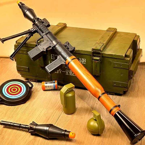 children 3-6 years old launcher rpg eating chicken equipment set simulation bazooka boy toy gun
children 3-6 years old launcher rpg eating chicken equipment set simulation bazooka boy toy gun