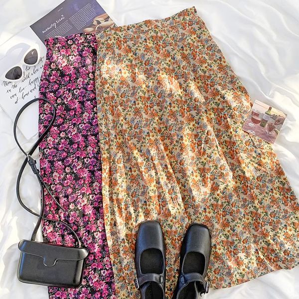 skirts vintage high waist floral printed long women loose casual bottom korean style streetwear basic harajuku female, Black
skirts vintage high waist floral printed long women loose casual bottom korean style streetwear basic harajuku female, Black