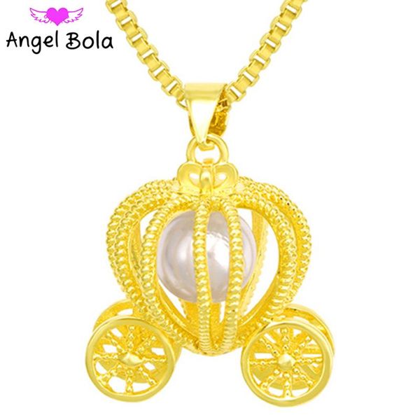pendant necklaces design fantasy pumpkin car gold hollow women's exquisite necklace fashion wedding party luxury jewelry wholesale, Silver
pendant necklaces design fantasy pumpkin car gold hollow women's exquisite necklace fashion wedding party luxury jewelry wholesale, Silver
