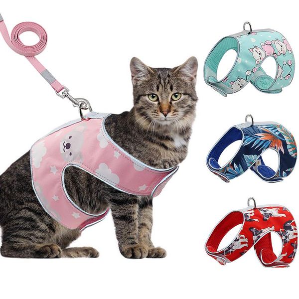 cat collars & leads cute style adjustable pet collar for small medium dog harness vest with walking lead accessories
cat collars & leads cute style adjustable pet collar for small medium dog harness vest with walking lead accessories