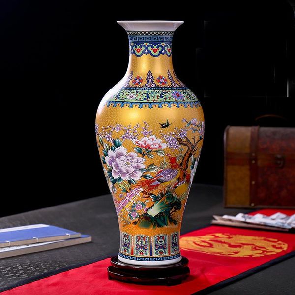 vases chinese vase ceramic 46cm tall large flower with phoenix and pattern for home decoration,1 1 matched stand
vases chinese vase ceramic 46cm tall large flower with phoenix and pattern for home decoration,1 1 matched stand