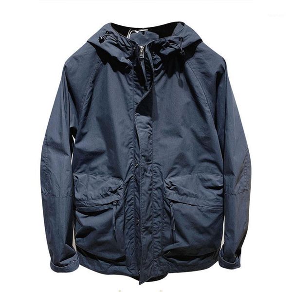 men's jackets spring 2021 men 's hooded loose casual simple and short fashion work clothes coat, Black;brown
men's jackets spring 2021 men 's hooded loose casual simple and short fashion work clothes coat, Black;brown