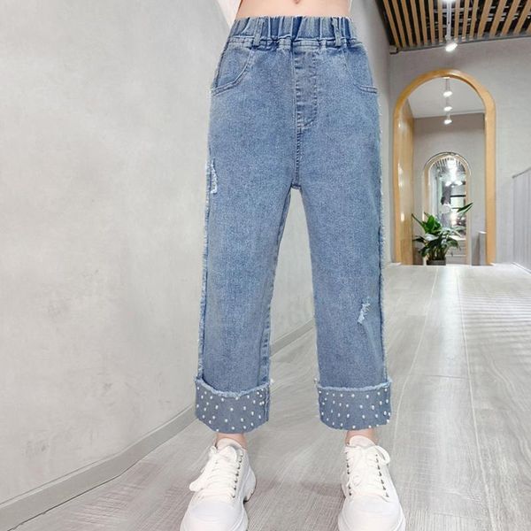 jeans for girls clothes kids pearl cowboy pants children wide leg denim trousers clothing girl bottoms 5 6 7 8 9 10 11 12 years, Blue
jeans for girls clothes kids pearl cowboy pants children wide leg denim trousers clothing girl bottoms 5 6 7 8 9 10 11 12 years, Blue