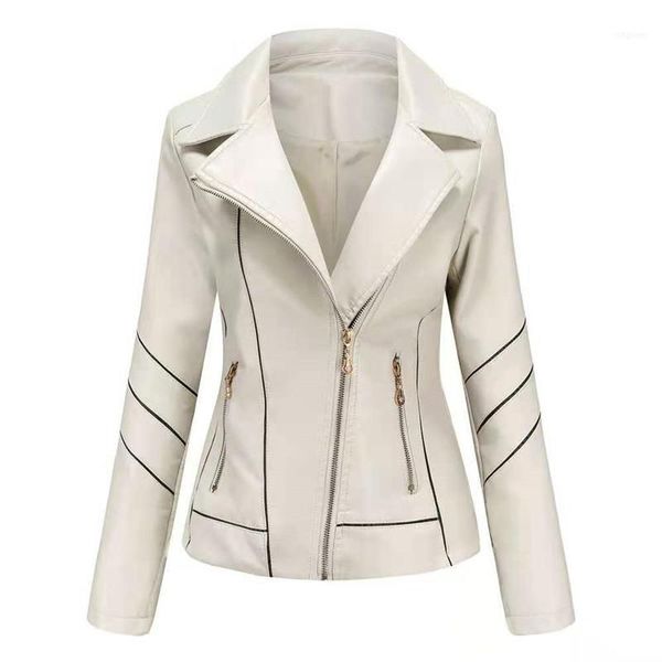 european and american women's leather jacket casual fashion versatile autumn winter coat1, Black;brown
european and american women's leather jacket casual fashion versatile autumn winter coat1, Black;brown