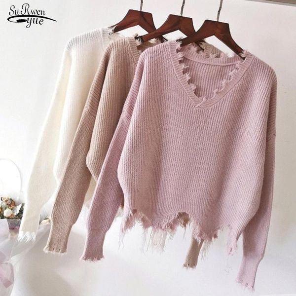 new fashion spring autumn thin sweater for women casual loose v neck female sweater solid pullover ladies clothing 12822, White;black
new fashion spring autumn thin sweater for women casual loose v neck female sweater solid pullover ladies clothing 12822, White;black