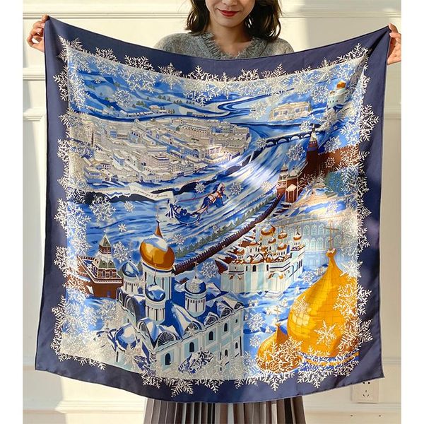 scarves gomia town shop silk scarf passing moscow elegant goddess blue 88x88 large square shawl women, Blue;gray
scarves gomia town shop silk scarf passing moscow elegant goddess blue 88x88 large square shawl women, Blue;gray