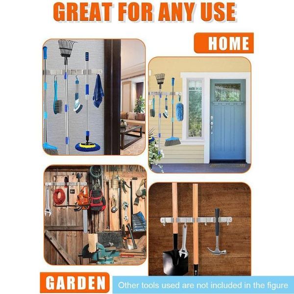 hooks & rails wall mounted broom holder practical clip mop organizer storage steel bathroom hook multifunctional kitchen b2w0
hooks & rails wall mounted broom holder practical clip mop organizer storage steel bathroom hook multifunctional kitchen b2w0