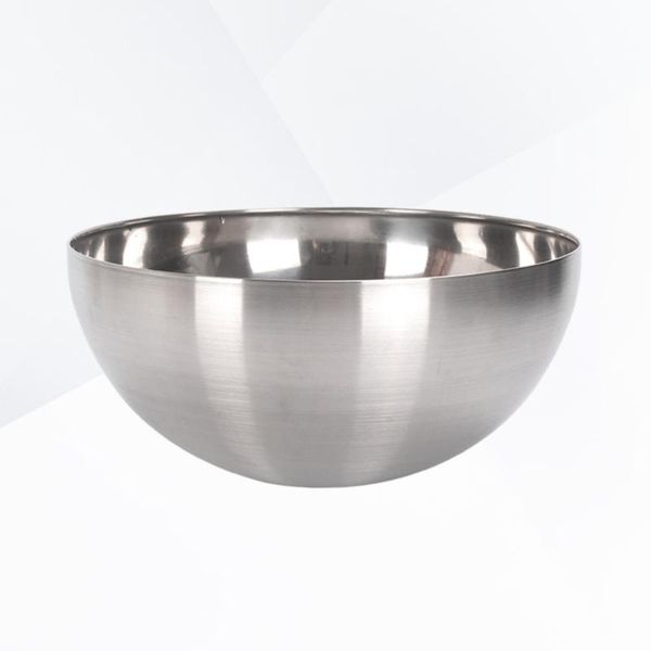 stainless steel salad bowl hemispherical mixing bowls egg beating container soup bowl (20*9cm)
stainless steel salad bowl hemispherical mixing bowls egg beating container soup bowl (20*9cm)