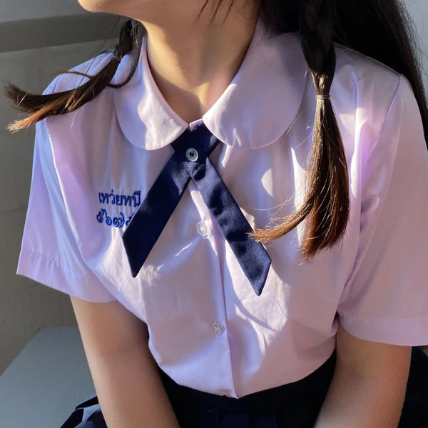 preppy style kawaii clothes jk tunics japanese shirt purple short sleeve shirts womens summer tunic blouses for women, White
preppy style kawaii clothes jk tunics japanese shirt purple short sleeve shirts womens summer tunic blouses for women, White