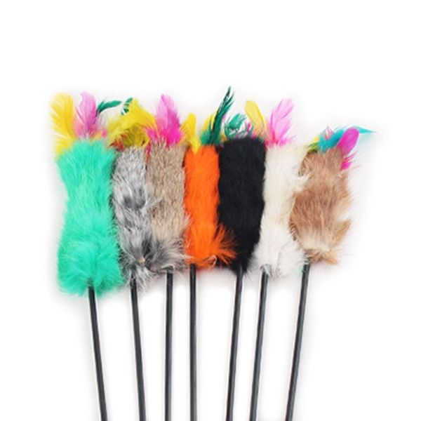 cat toys fun pets stick cats feather wand rod for catcher teaser toy pet kitten jumping trainning
cat toys fun pets stick cats feather wand rod for catcher teaser toy pet kitten jumping trainning