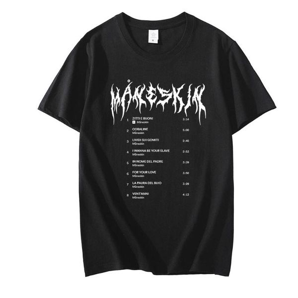 men's t-shirts maneskin print spring summer holiday street graffiti style men/women casual t-shirt novelty hip hop streetwear short sle, White;black
men's t-shirts maneskin print spring summer holiday street graffiti style men/women casual t-shirt novelty hip hop streetwear short sle, White;black