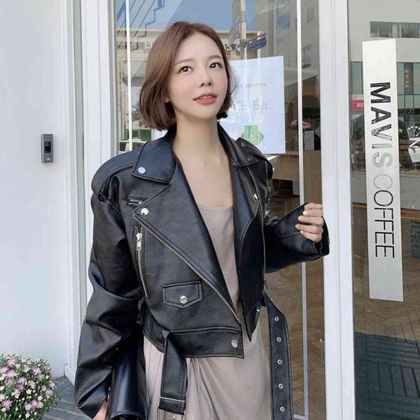 women's fur & faux winter jacket retro high street leather female pu turtleneck turned down black short loose vtfb
women's fur & faux winter jacket retro high street leather female pu turtleneck turned down black short loose vtfb