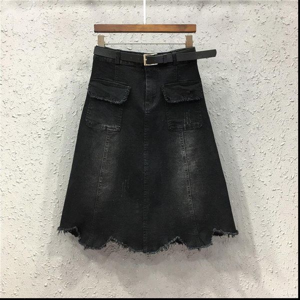 women summer pockets mini jeans skirt ladies korean style black casual high waist denim skirts jupe femme faldas plus size 5xl 
women summer pockets mini jeans skirt ladies korean style black casual high waist denim skirts jupe femme faldas plus size 5xl