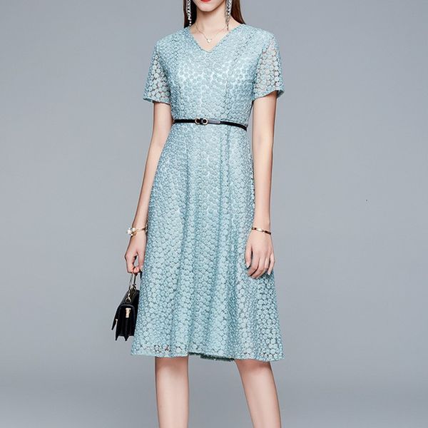 2021 new summer women v neck short sleeve lace floral elegant beading flower decorated front office lady dress s6ig, Black;gray
2021 new summer women v neck short sleeve lace floral elegant beading flower decorated front office lady dress s6ig, Black;gray