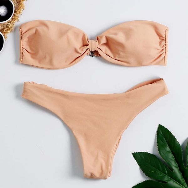 women's swimwear 2021 buckle padded bikini push up swimsuit off the shoulder thong swimming suit for women beachwear, White;black 
women's swimwear 2021 buckle padded bikini push up swimsuit off the shoulder thong swimming suit for women beachwear, White;black