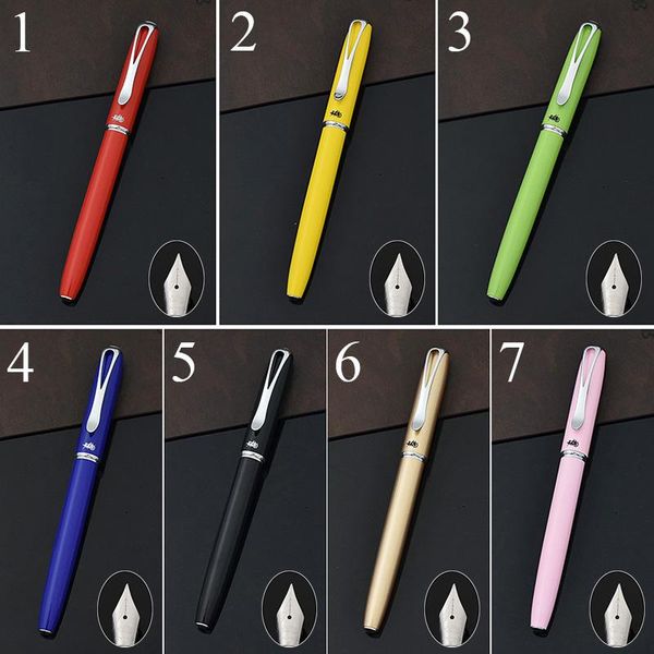 fountain pens student colored jinhao brand metal ink pen writing canetas for women business gift chinese stationery 4553
fountain pens student colored jinhao brand metal ink pen writing canetas for women business gift chinese stationery 4553