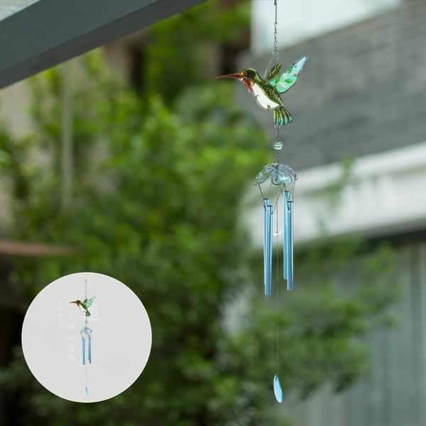 decorative objects & figurines 1pc glass hummingbird wind chime iron tube aeolian bells craft for home garden decoration
decorative objects & figurines 1pc glass hummingbird wind chime iron tube aeolian bells craft for home garden decoration