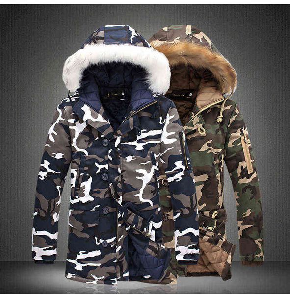 camouflage parka mens winter jacket big fur collar fashion middle long coats plus size coat homme 5xl, Black
camouflage parka mens winter jacket big fur collar fashion middle long coats plus size coat homme 5xl, Black